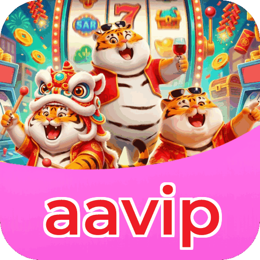 Interface do aplicativo aavip mostrando jogos disponíveis no iOS e Android